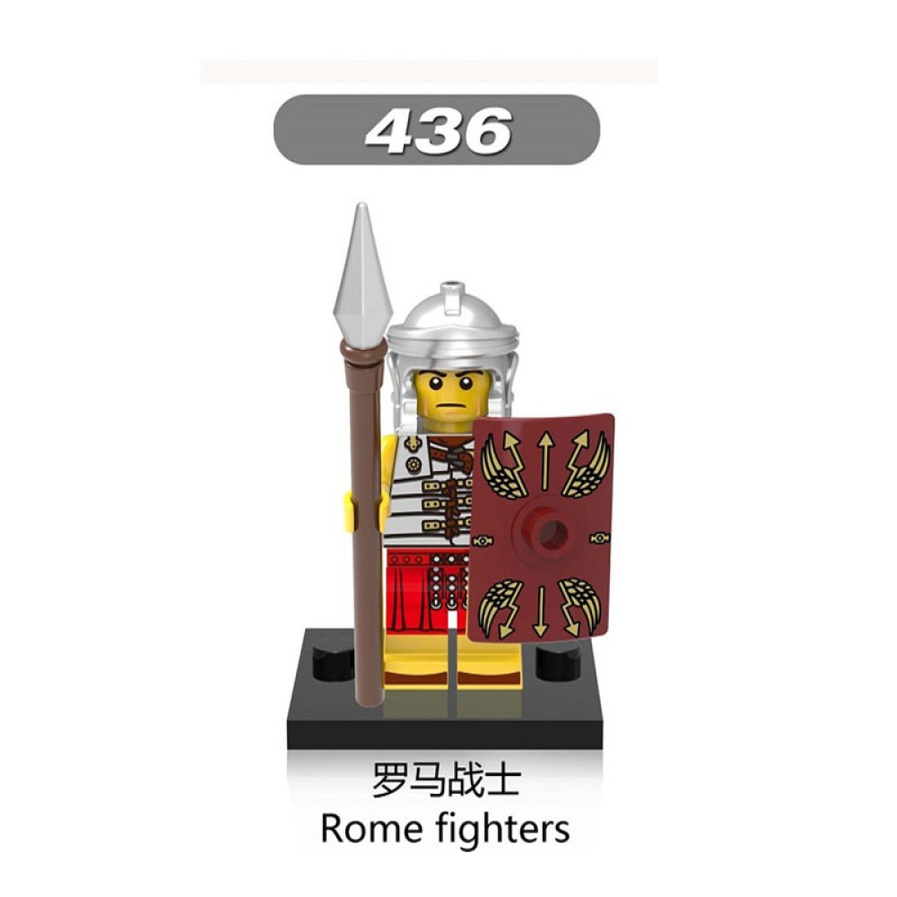 lego minifigure Medieval Warriors Roman Soldiers Minifigures  building block bricks toys