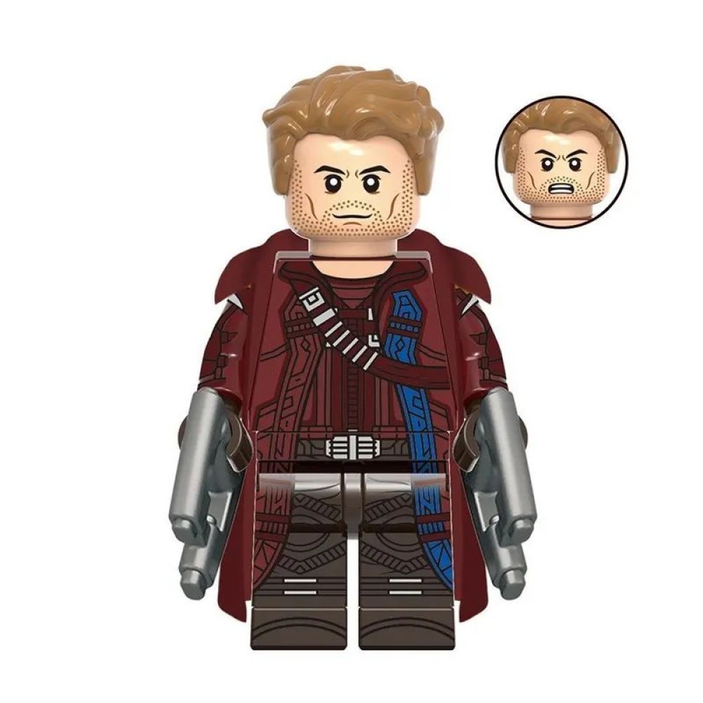lego minifigure Marvel Minifigure Star-Lord Peter Quill Marvel building block bricks toys lego minifigure Marvel Minifigure Star-Lord Peter Quill Marvel building block bricks toys