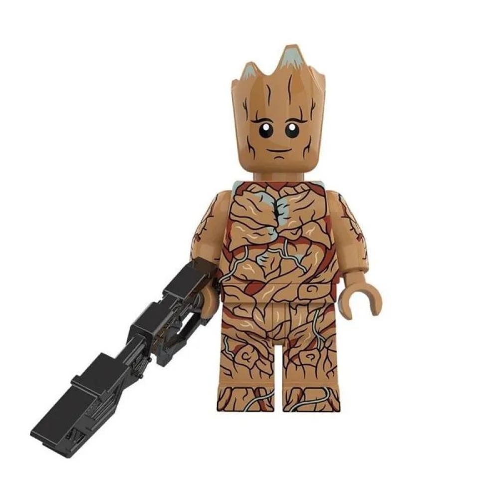 lego minifigure Marvel Minifigure Groot Marvel building block bricks toys