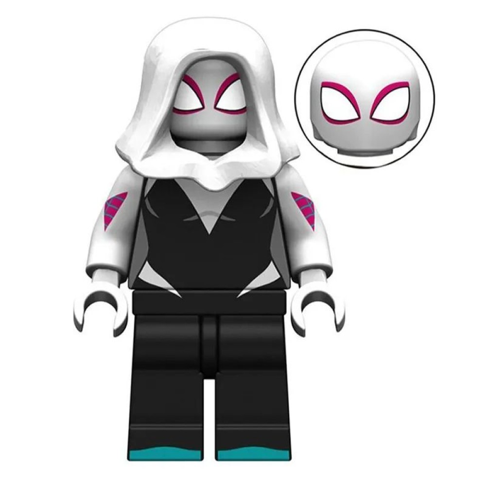lego minifigure Marvel Minifigure Spider-Gwen Marvel building block bricks toys lego minifigure Marvel Minifigure Spider-Gwen Marvel building block bricks toys