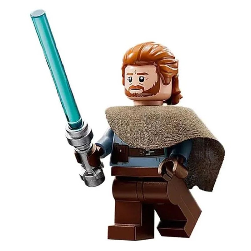 lego minifigure Star Wars Minifigure Obi-Wan Kenobi Star Wars building block bricks toys lego minifigure Star Wars Minifigure Obi-Wan Kenobi Star Wars building block bricks toys