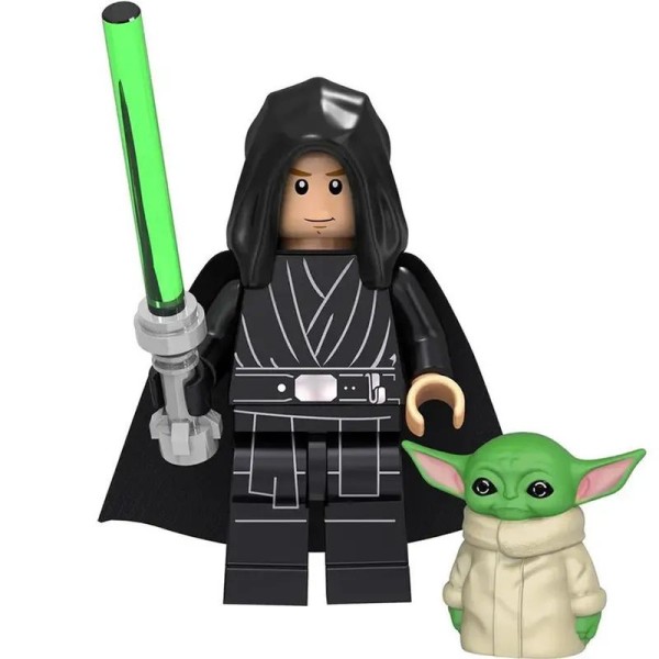 Star Wars Minifigure Luke Skywalker with Grogu Star Wars Minifigure Luke Skywalker with Grogu