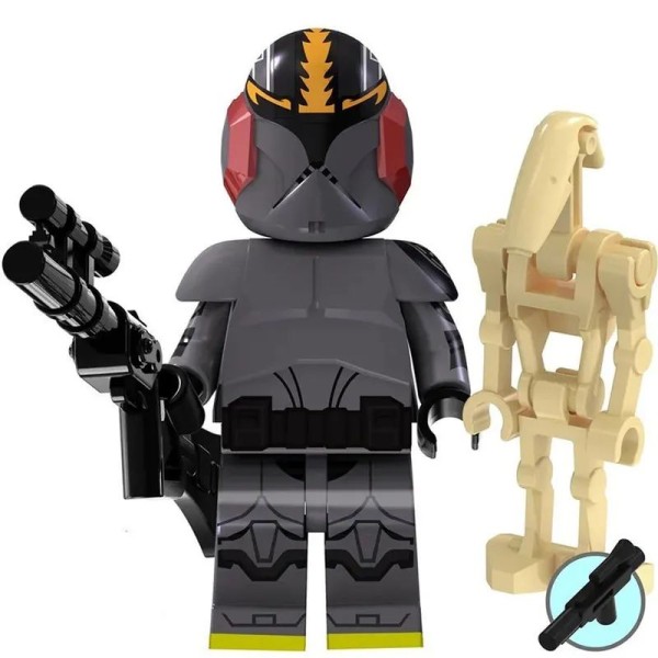 Star Wars Minifigure Clone Commander Blackout Star Wars Minifigure Clone Commander Blackout