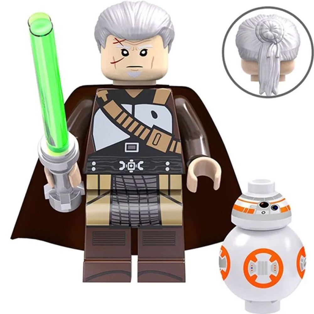 lego minifigure Star Wars Minifigure Jedi Ram Kotha and BB8 Droid Star Wars building block bricks toys lego minifigure Star Wars Minifigure Jedi Ram Kotha and BB8 Droid Star Wars building block bricks toys