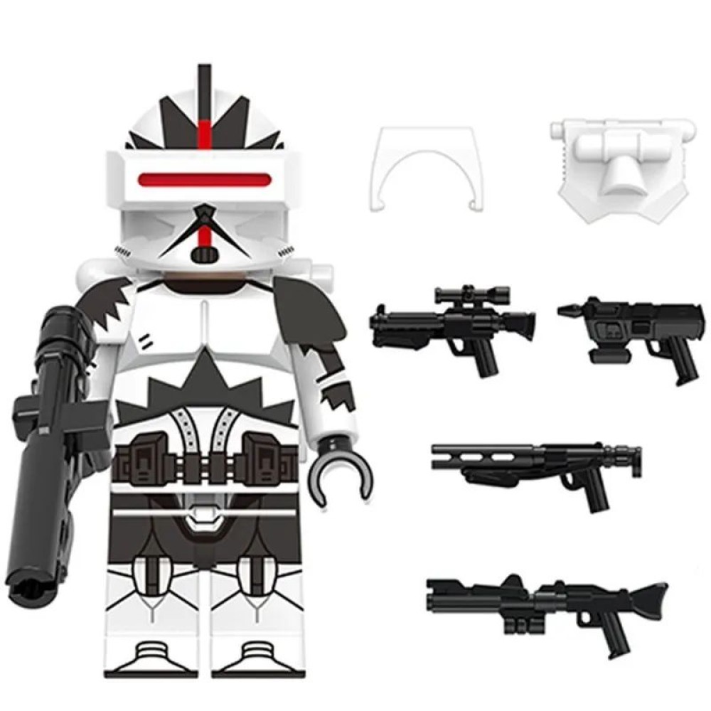 lego minifigure Star Wars Minifigure 13th Battalion Clone Soldier Star Wars building block bricks toys