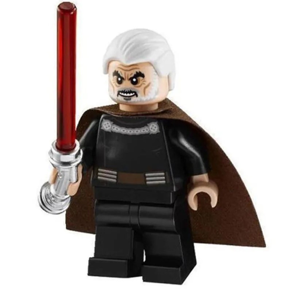lego minifigure Star Wars Minifigure Count Dooku Star Wars building block bricks toys lego minifigure Star Wars Minifigure Count Dooku Star Wars building block bricks toys
