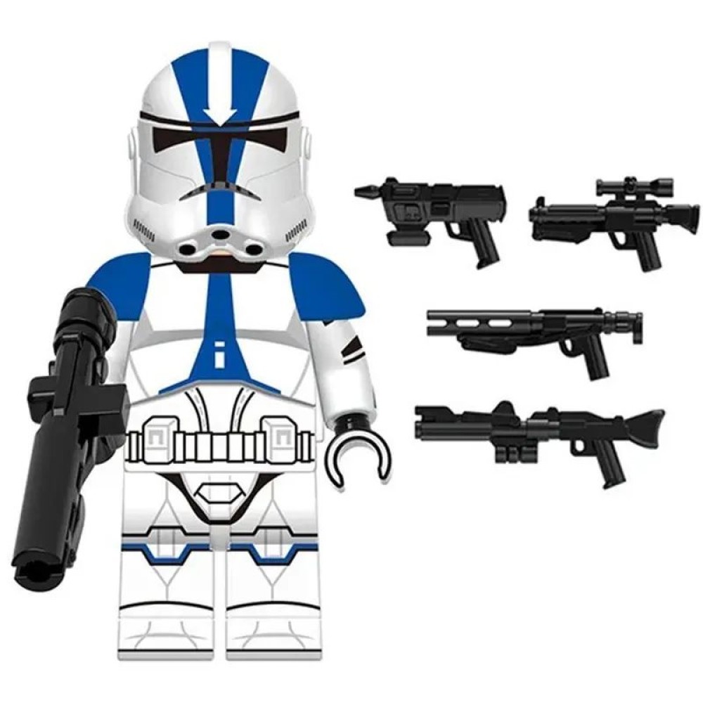 lego minifigure Star Wars Minifigure 501st Legion Sergeant Star Wars building block bricks toys lego minifigure Star Wars Minifigure 501st Legion Sergeant Star Wars building block bricks toys
