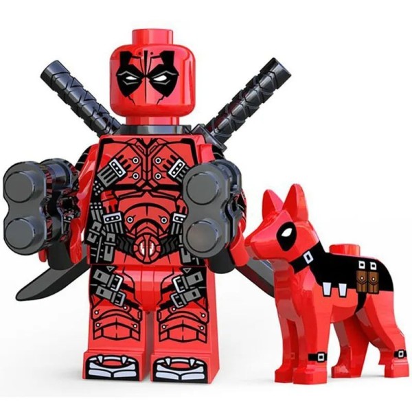 Marvel Minifigure Deadpool with Dog