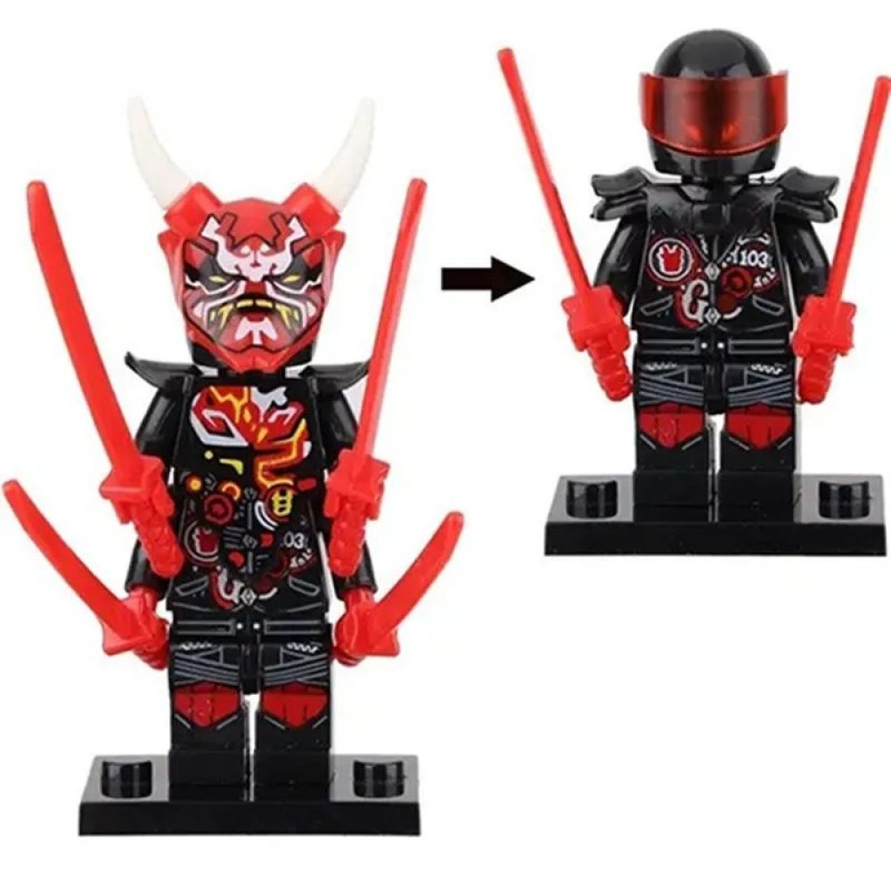 lego minifigure Ninjago Minifigure Mr. E with Mask of Revenge NINJAGO building block bricks toys lego minifigure Ninjago Minifigure Mr. E with Mask of Revenge NINJAGO building block bricks toys