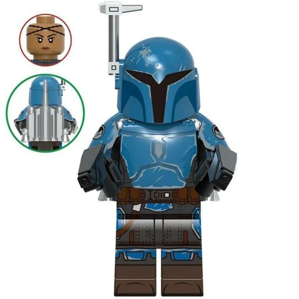 lego minifigure Star Wars Minifigure Mandalorian woman Koska Reeves Star Wars building block bricks toys lego minifigure Star Wars Minifigure Mandalorian woman Koska Reeves Star Wars building block bricks toys
