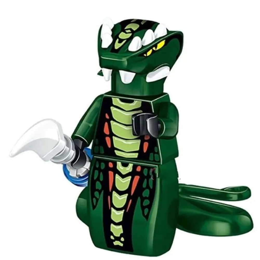 lego minifigure Ninjago Ninja Minifigure Acidicus Snake NINJAGO building block bricks toys lego minifigure Ninjago Ninja Minifigure Acidicus Snake NINJAGO building block bricks toys