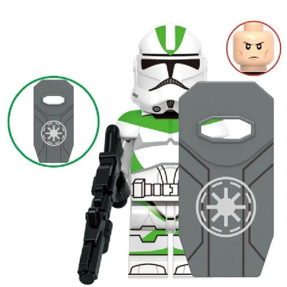 lego minifigure Star Wars Minifigure Clone Trooper 442nd Battalion Star Wars building block bricks toys lego minifigure Star Wars Minifigure Clone Trooper 442nd Battalion Star Wars building block bricks toys