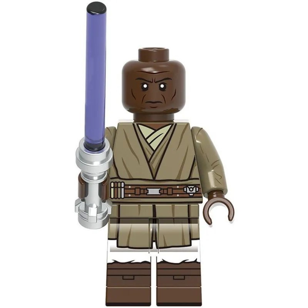 lego minifigure Star Wars Minifigure Mace Windu Star Wars building block bricks toys lego minifigure Star Wars Minifigure Mace Windu Star Wars building block bricks toys