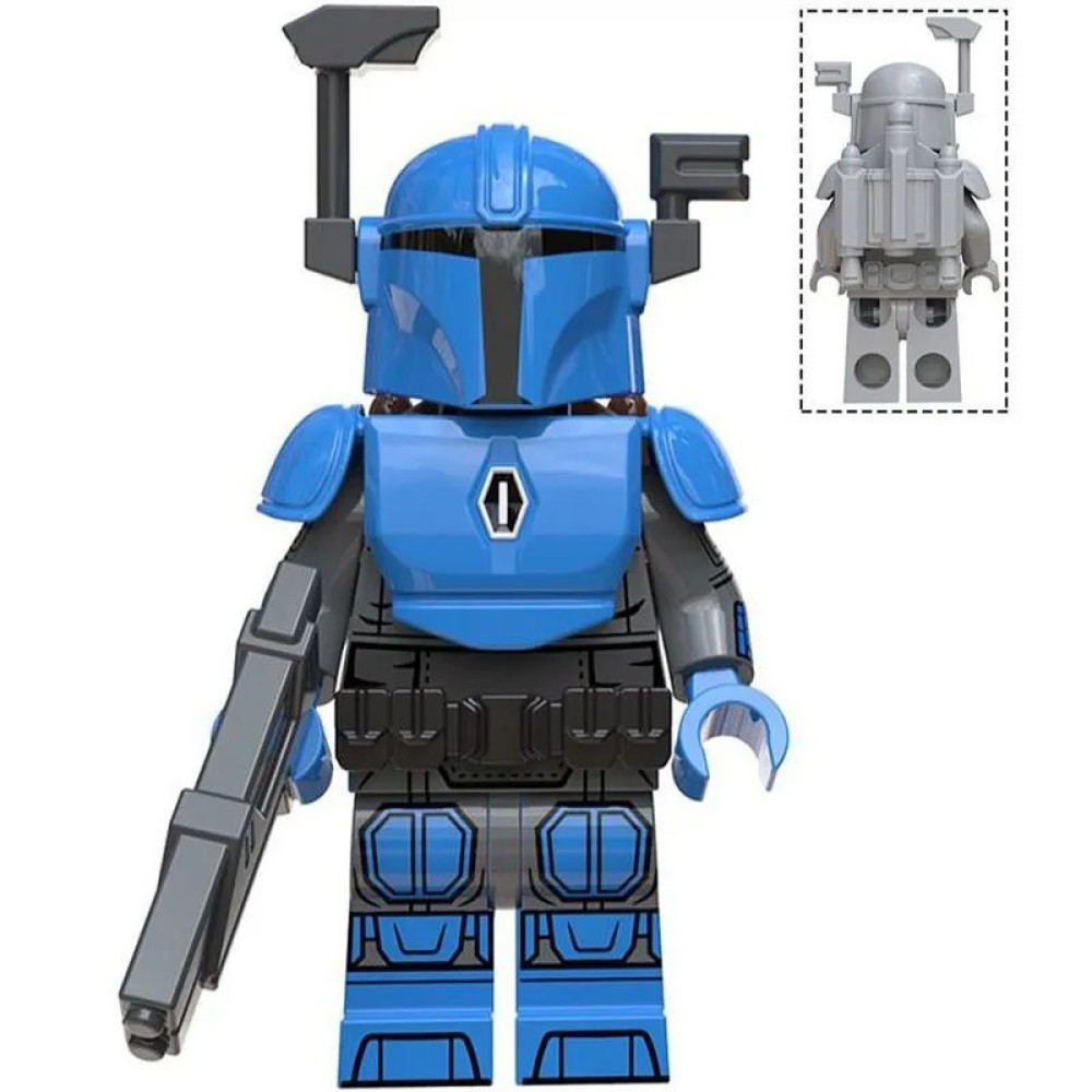 lego minifigure Star Wars Minifigure Mandalorian Fenn Rau Star Wars building block bricks toys lego minifigure Star Wars Minifigure Mandalorian Fenn Rau Star Wars building block bricks toys