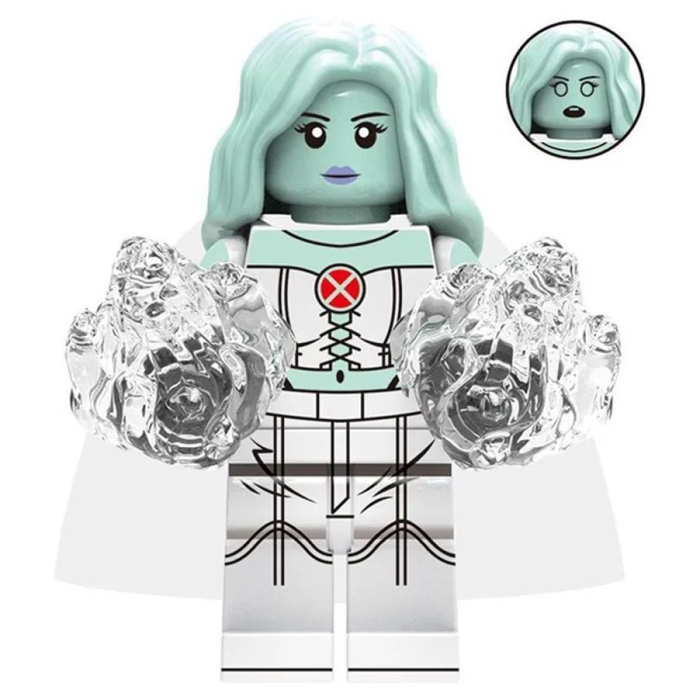 lego minifigure Marvel Minifigure White Queen Emma Frost Marvel building block bricks toys lego minifigure Marvel Minifigure White Queen Emma Frost Marvel building block bricks toys