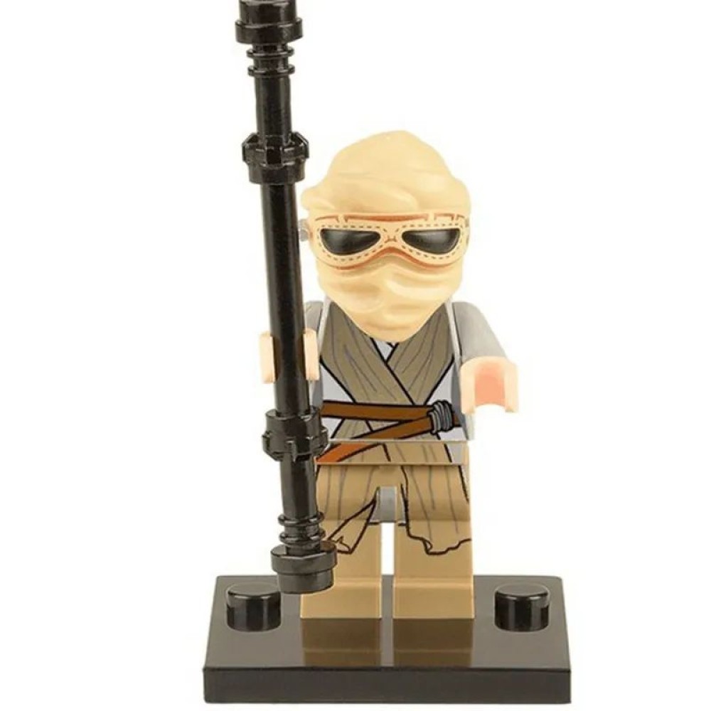 lego minifigure Star Wars Minifigure Rey the Scavenger Star Wars building block bricks toys lego minifigure Star Wars Minifigure Rey the Scavenger Star Wars building block bricks toys