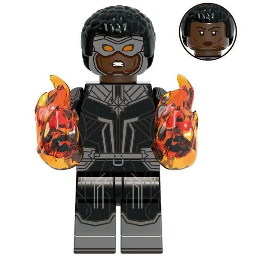 lego minifigure Marvel Minifigure Captain Marvel Marvel building block bricks toys