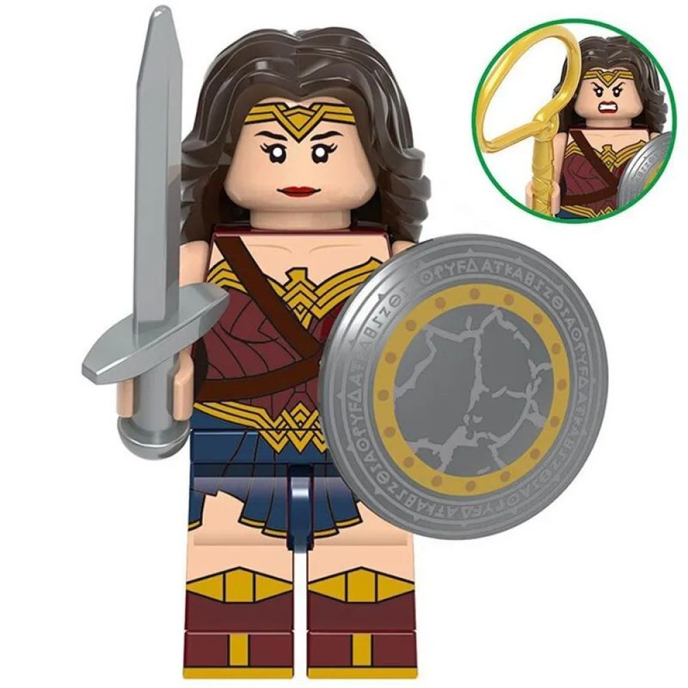 lego minifigure DC Minifigure Wonder Woman Minifigures building block bricks toys lego minifigure DC Minifigure Wonder Woman Minifigures building block bricks toys