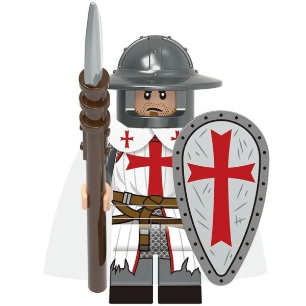 Minifigure Castle Knights Templar Knight