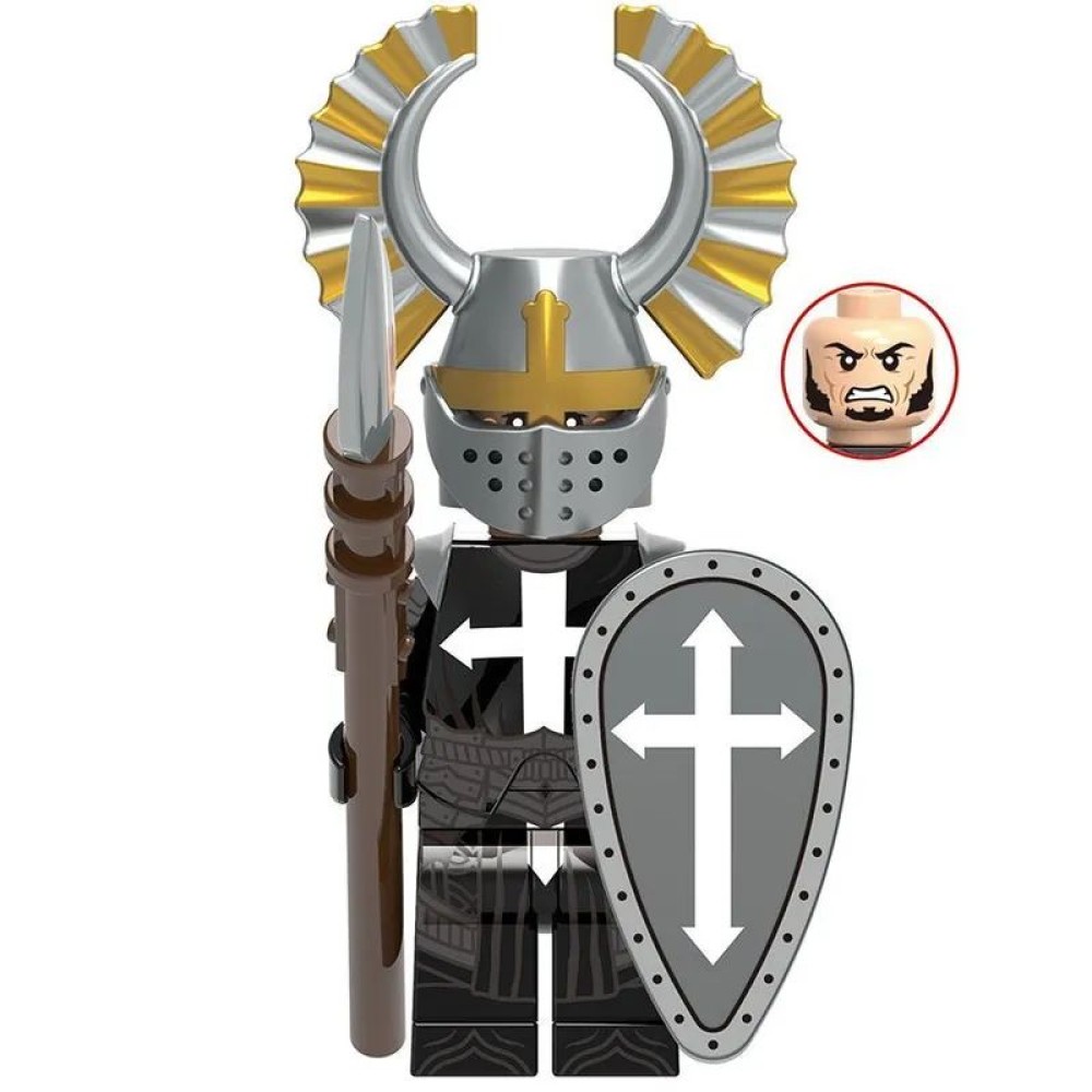 lego minifigure Castle Minifigure Knights Knight Hospitaller Minifigures building block bricks toys