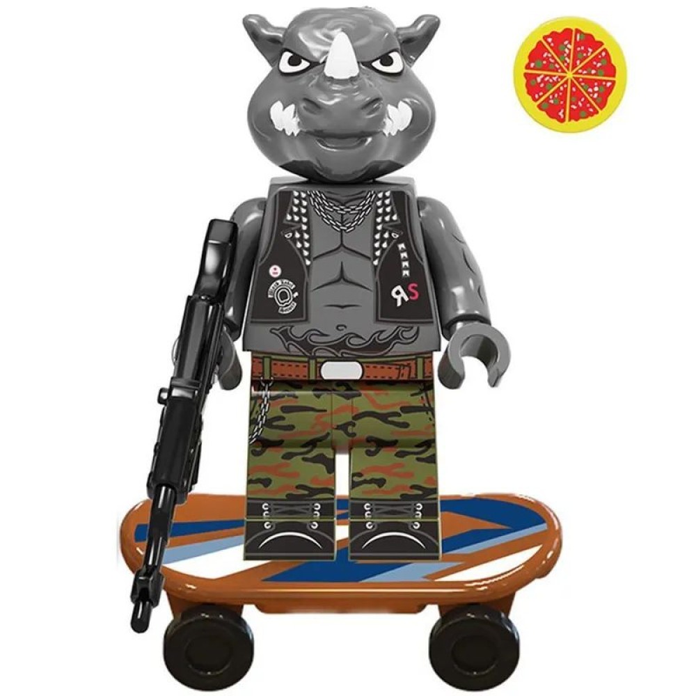 lego minifigure Ninja Turtles Minifigure Rocksteady Minifigures building block bricks toys