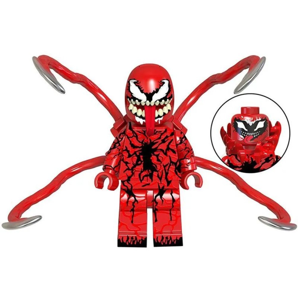 lego minifigure Marvel Minifigure Carnage Carnage Marvel building block bricks toys