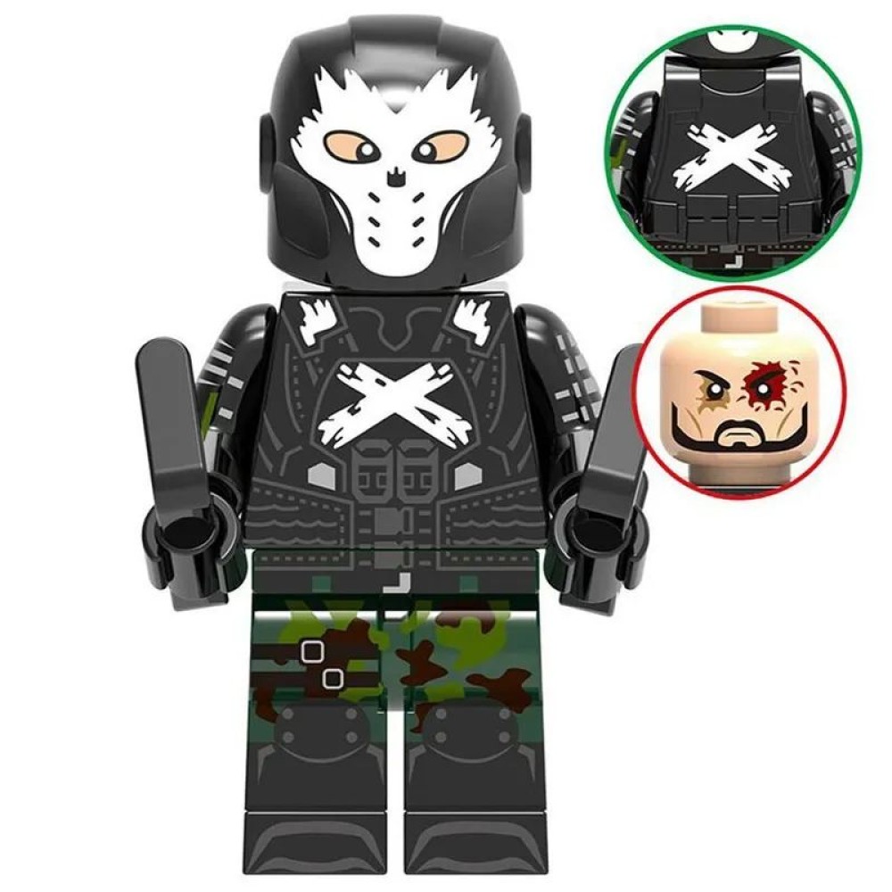 lego minifigure Marvel Minifigure Crossbones Marvel building block bricks toys