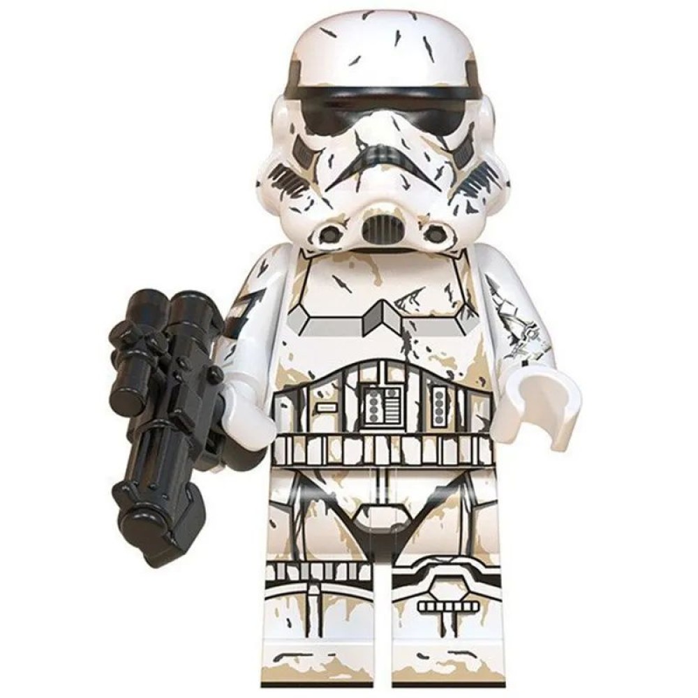 lego minifigure Star Wars Minifigure Battle-Damaged Stormtrooper Star Wars building block bricks toys lego minifigure Star Wars Minifigure Battle-Damaged Stormtrooper Star Wars building block bricks toys