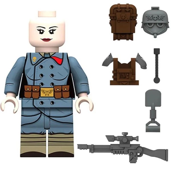Warhammer 40k Minifigure Imperial Guard Sniper Warhammer 40k Minifigure Imperial Guard Sniper