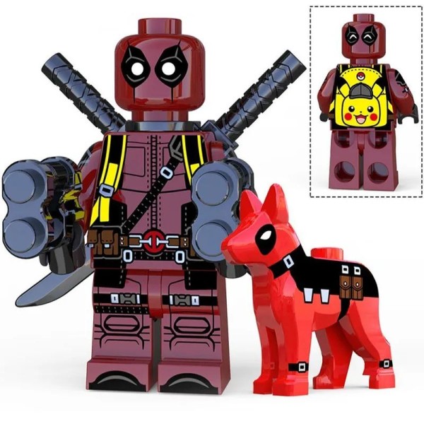 Marvel Minifigure Deadpool (with a dog)