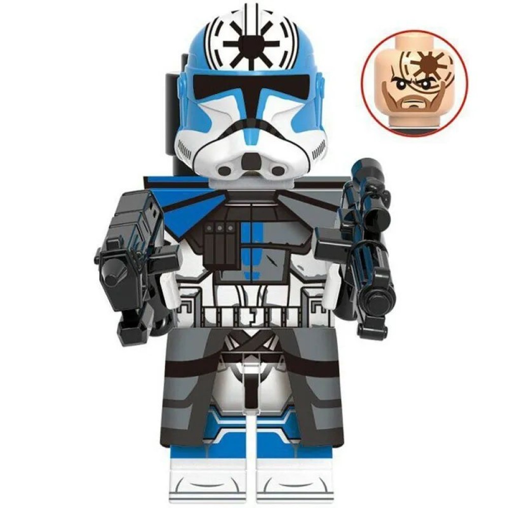 lego minifigure Star Wars Minifigure Clone Trooper Jesse 501st Legion Star Wars building block bricks toys lego minifigure Star Wars Minifigure Clone Trooper Jesse 501st Legion Star Wars building block bricks toys
