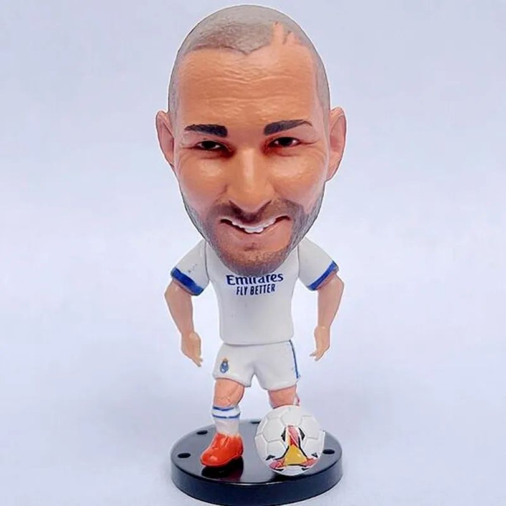 lego minifigure Soccerwe Minifigure of Karim Benzema (Real Madrid) Minifigures building block bricks toys