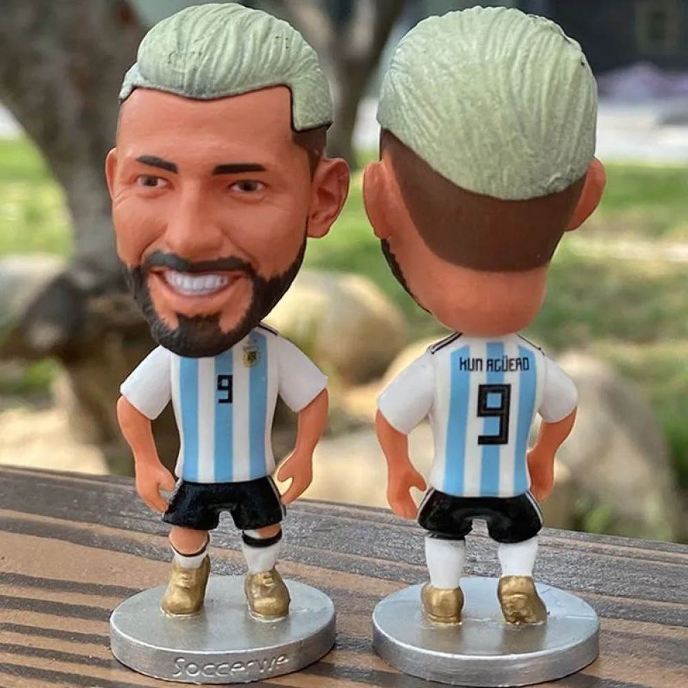 lego minifigure Soccerwe Minifigure of Footballer Sergio Aguero (Argentina National Team) Minifigures building block bricks toys lego minifigure Soccerwe Minifigure of Footballer Sergio Aguero (Argentina National Team) Minifigures building block bricks toys
