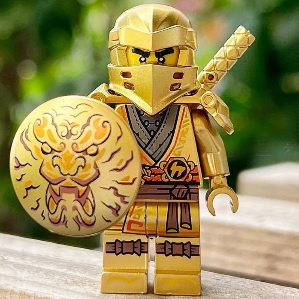 lego minifigure Ninjago Ninja Minifigure Golden Ninja Cole NINJAGO building block bricks toys lego minifigure Ninjago Ninja Minifigure Golden Ninja Cole NINJAGO building block bricks toys