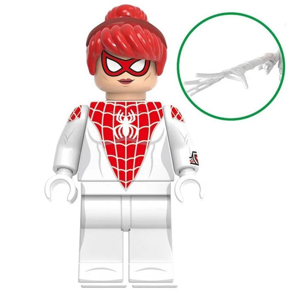 lego minifigure Marvel Minifigure Spinneret (Silk) Mary Jane Marvel building block bricks toys