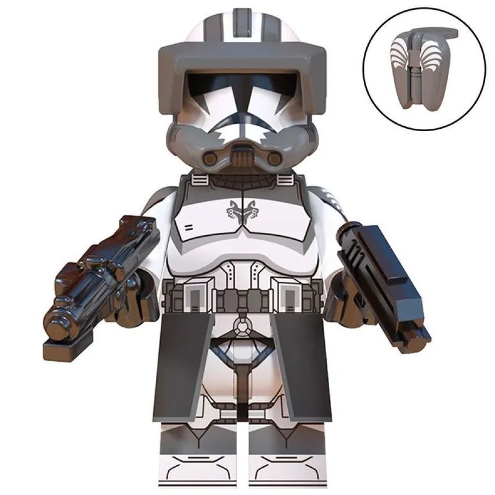 lego minifigure Star Wars Minifigure Commander of the Wolf Pack Star Wars building block bricks toys lego minifigure Star Wars Minifigure Commander of the Wolf Pack Star Wars building block bricks toys