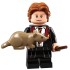 Minifigure of Harry Potter Ron Weasley with rat Scabbers