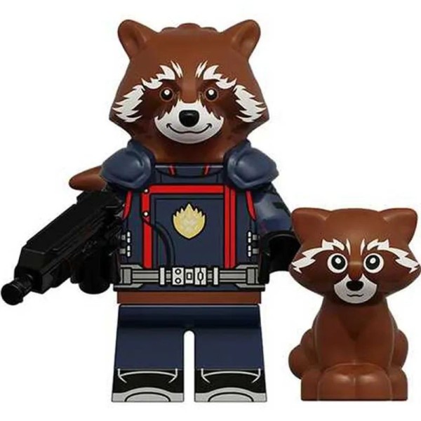 Marvel Minifigure Rocket Raccoon (Guardians of the Galaxy Vol. 3) Rocket Raccoon