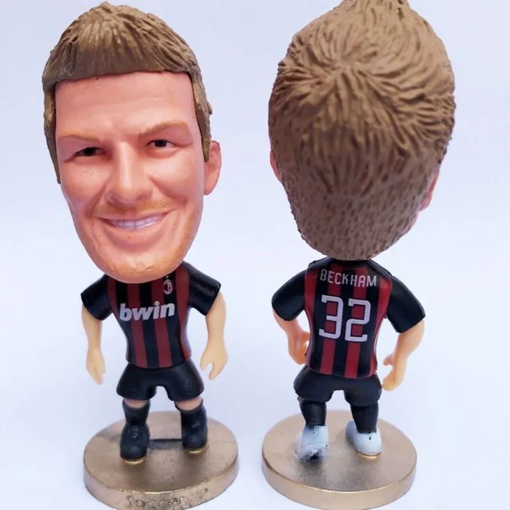 lego minifigure Soccerwe Football Player Minifigure David Beckham (AC Milan) Minifigures building block bricks toys
