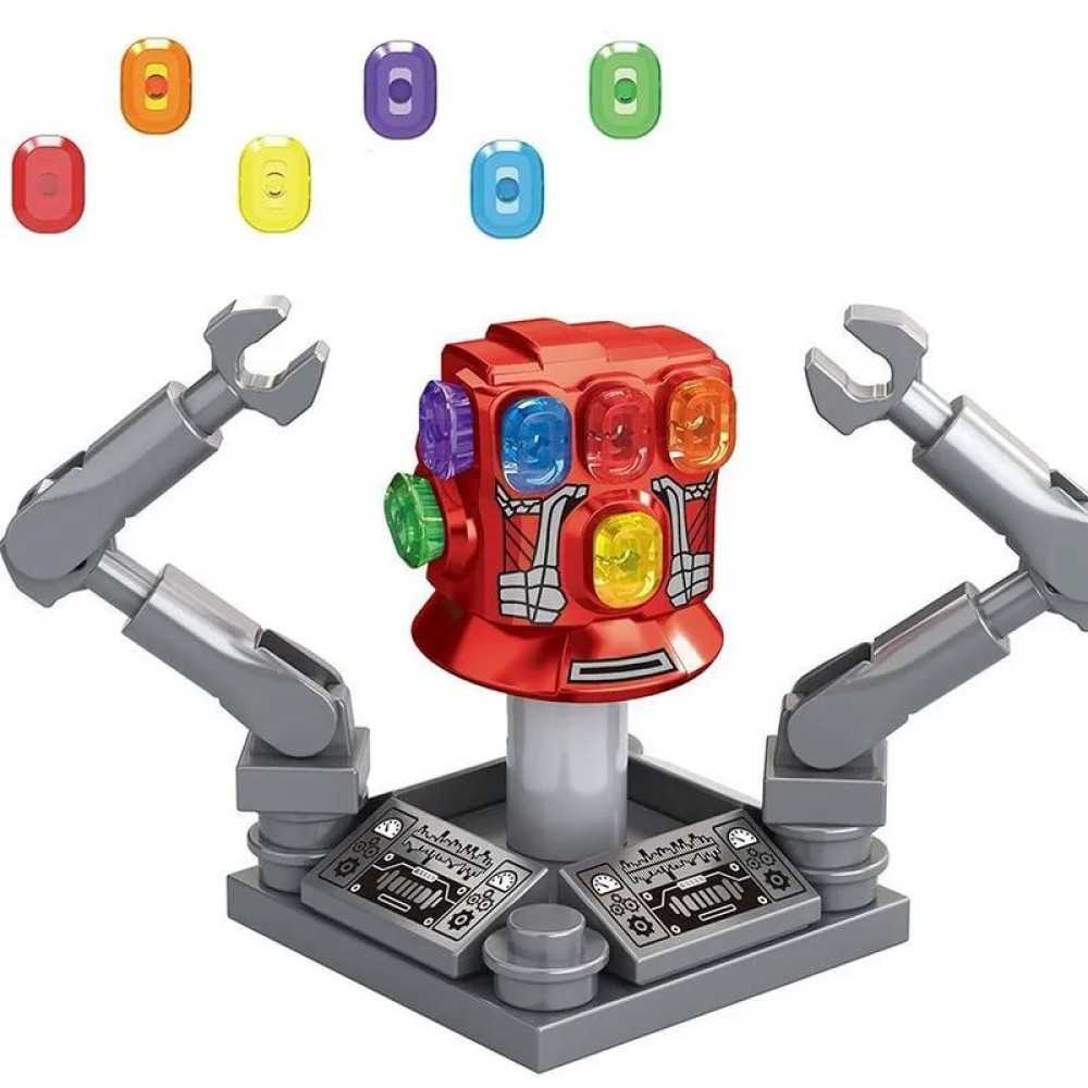 lego minifigure Marvel Minifigure Iron Mans Infinity Gauntlet Marvel building block bricks toys