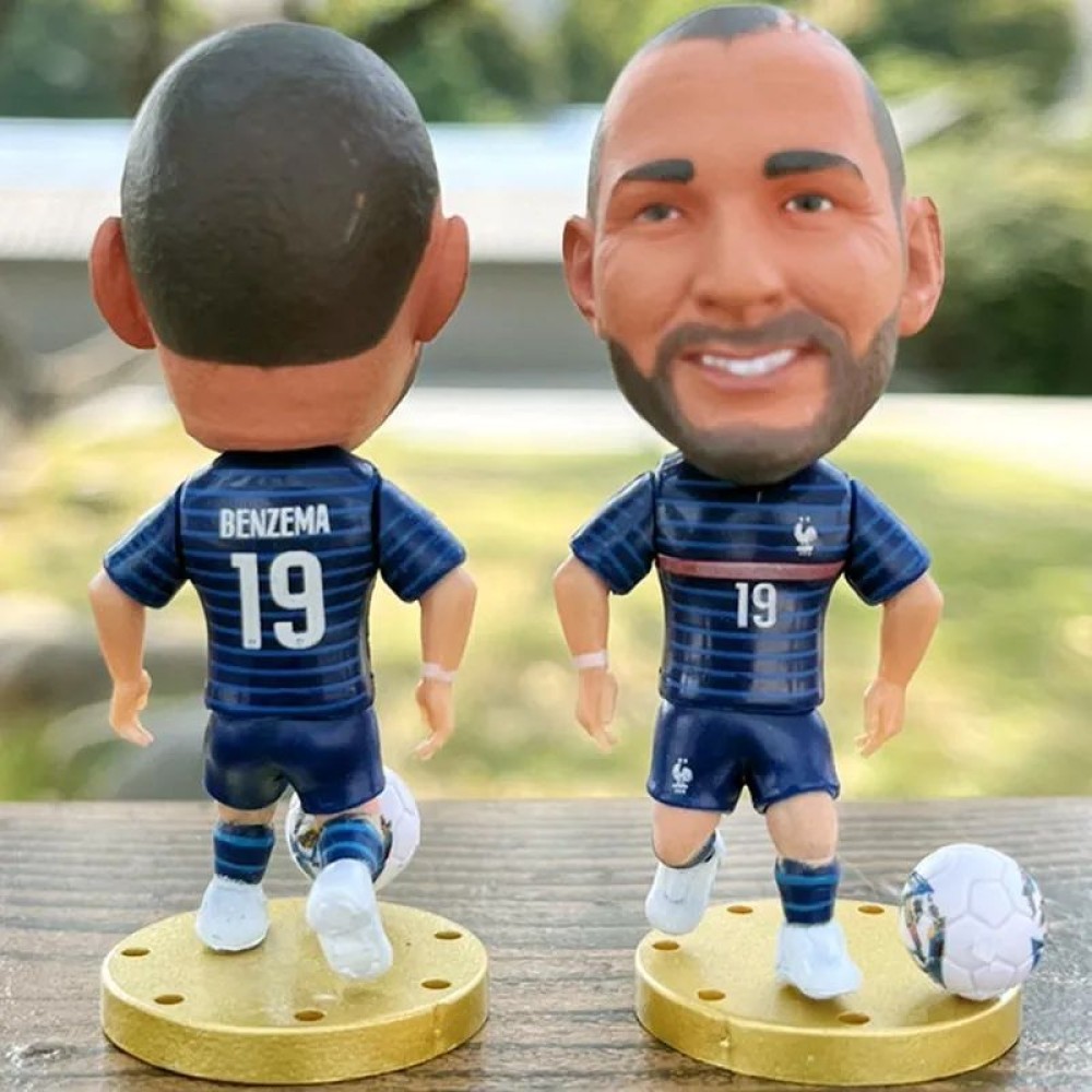lego minifigure Soccerwe Minifigure of Footballer Karim Benzema (France National Team) Minifigures building block bricks toys