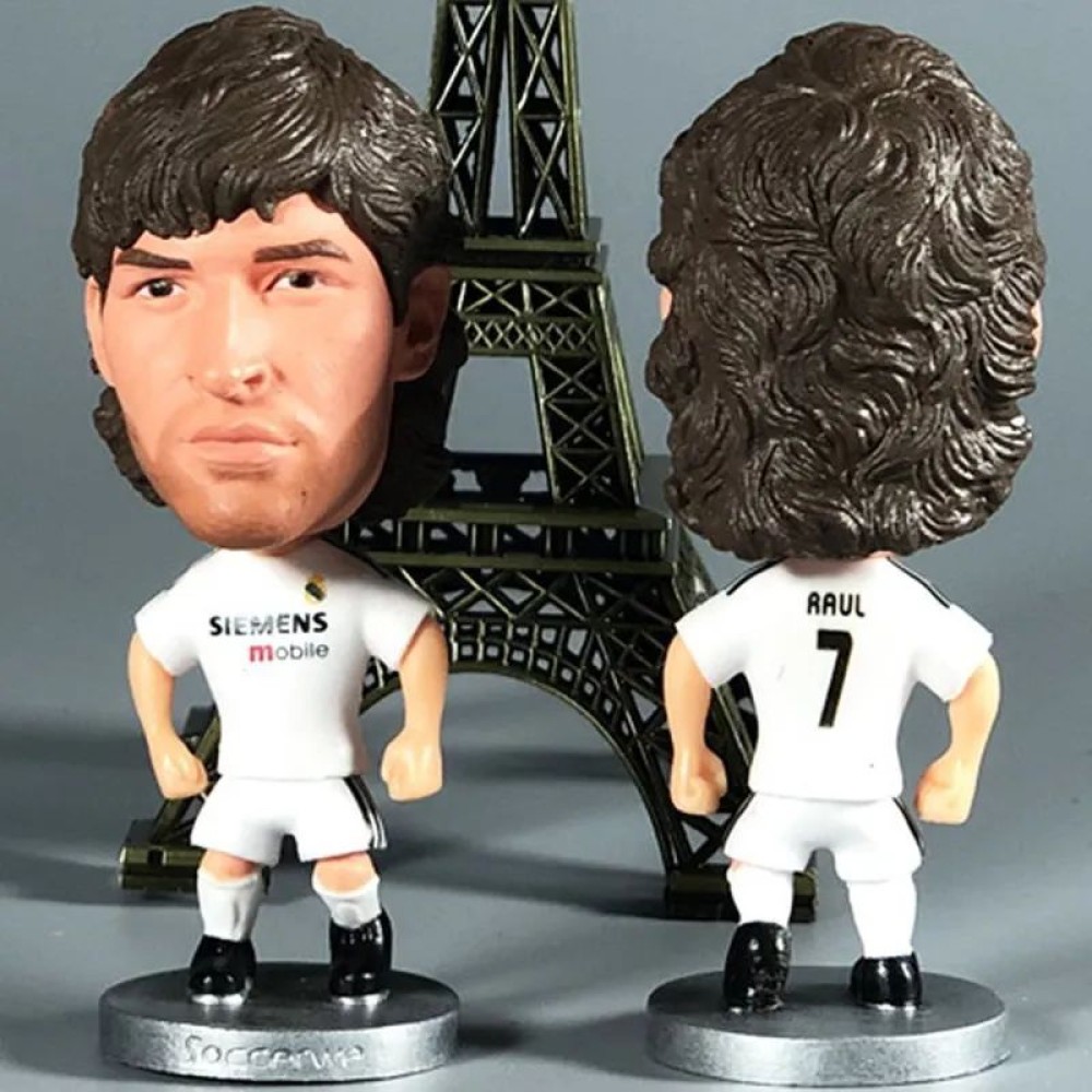 lego minifigure Soccerwe Minifigure of Footballer Raul (Real Madrid) Minifigures building block bricks toys lego minifigure Soccerwe Minifigure of Footballer Raul (Real Madrid) Minifigures building block bricks toys