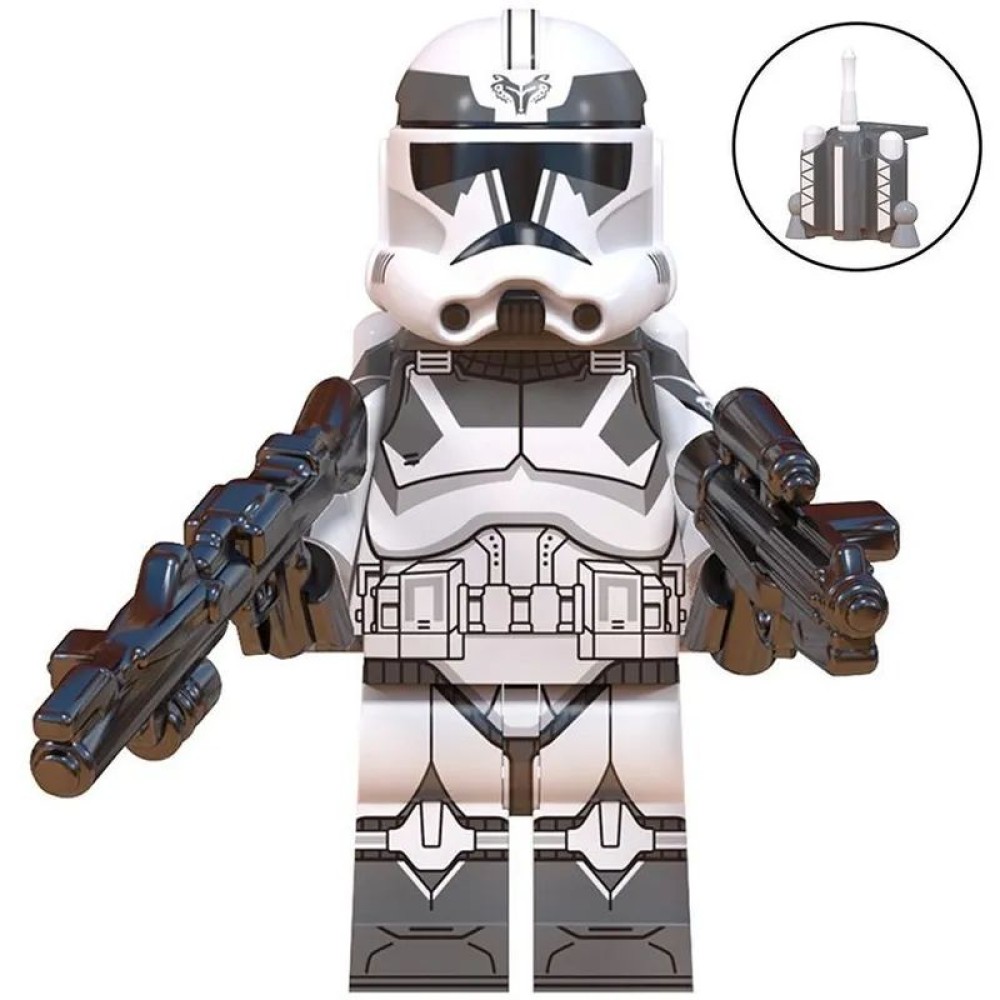lego minifigure Star Wars Minifigure Clone Trooper from the Wolf Pack Star Wars building block bricks toys lego minifigure Star Wars Minifigure Clone Trooper from the Wolf Pack Star Wars building block bricks toys