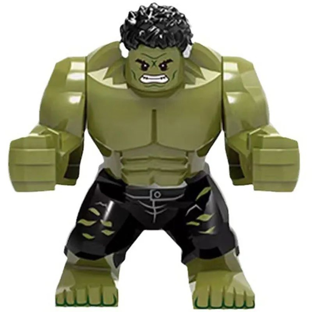 lego minifigure Large Marvel Minifigure Hulk The Hulk Marvel building block bricks toys