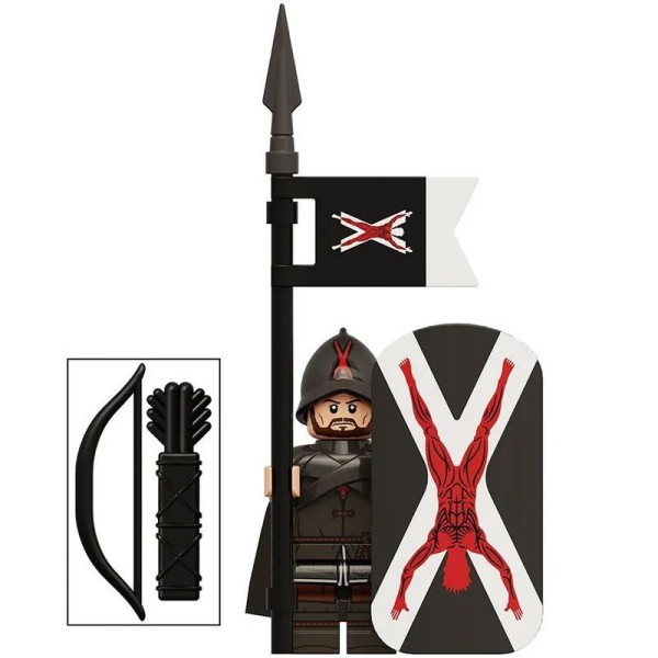 Minifigure Game of Thrones Bolton's banner bearer Minifigure Game of Thrones Bolton's banner bearer