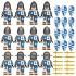 Minifigure Castle Knights squad of 12 knights