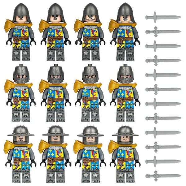 Minifigure Castle Knights 12 knights squad Minifigure Castle Knights 12 knights squad