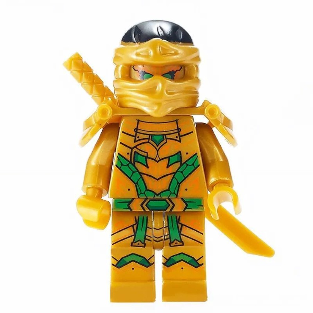 lego minifigure Ninjago Ninja Minifigure Golden Lloyd NINJAGO building block bricks toys lego minifigure Ninjago Ninja Minifigure Golden Lloyd NINJAGO building block bricks toys