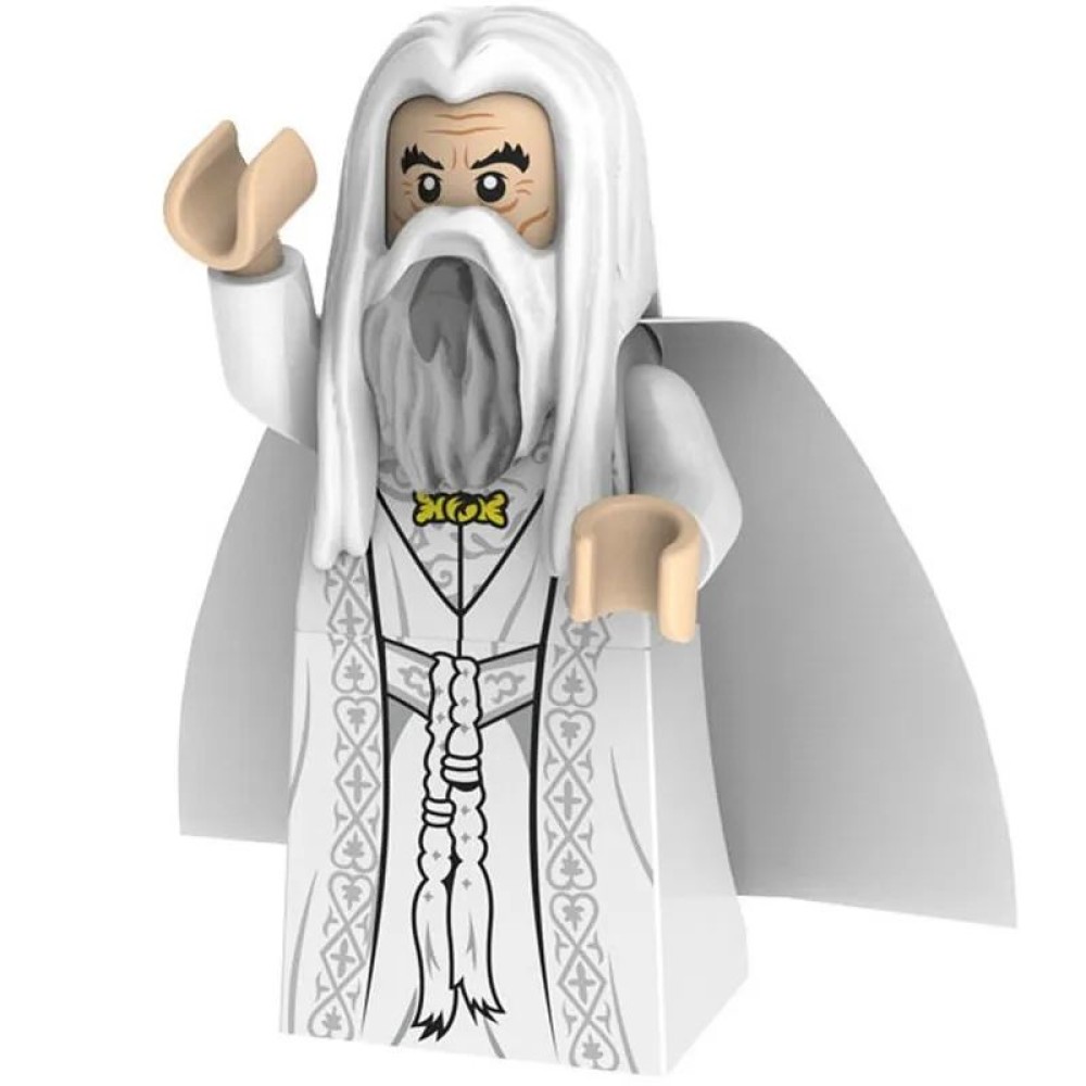 lego minifigure Lord of the Rings Minifigure White Saruman Minifigures building block bricks toys