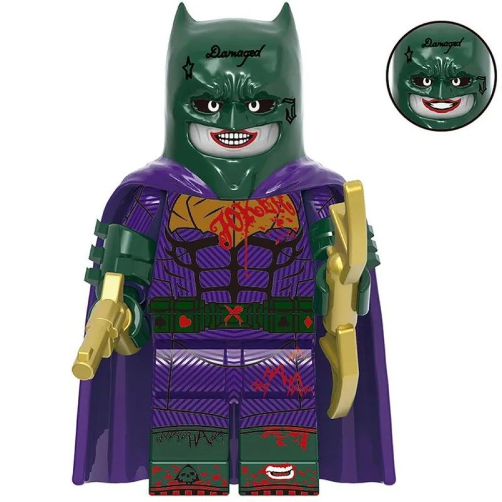lego minifigure DC Minifigure Batman Joker (False Batman) Minifigures building block bricks toys